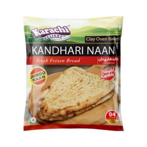 Kandhari Jumbo Naan 4 Pcs