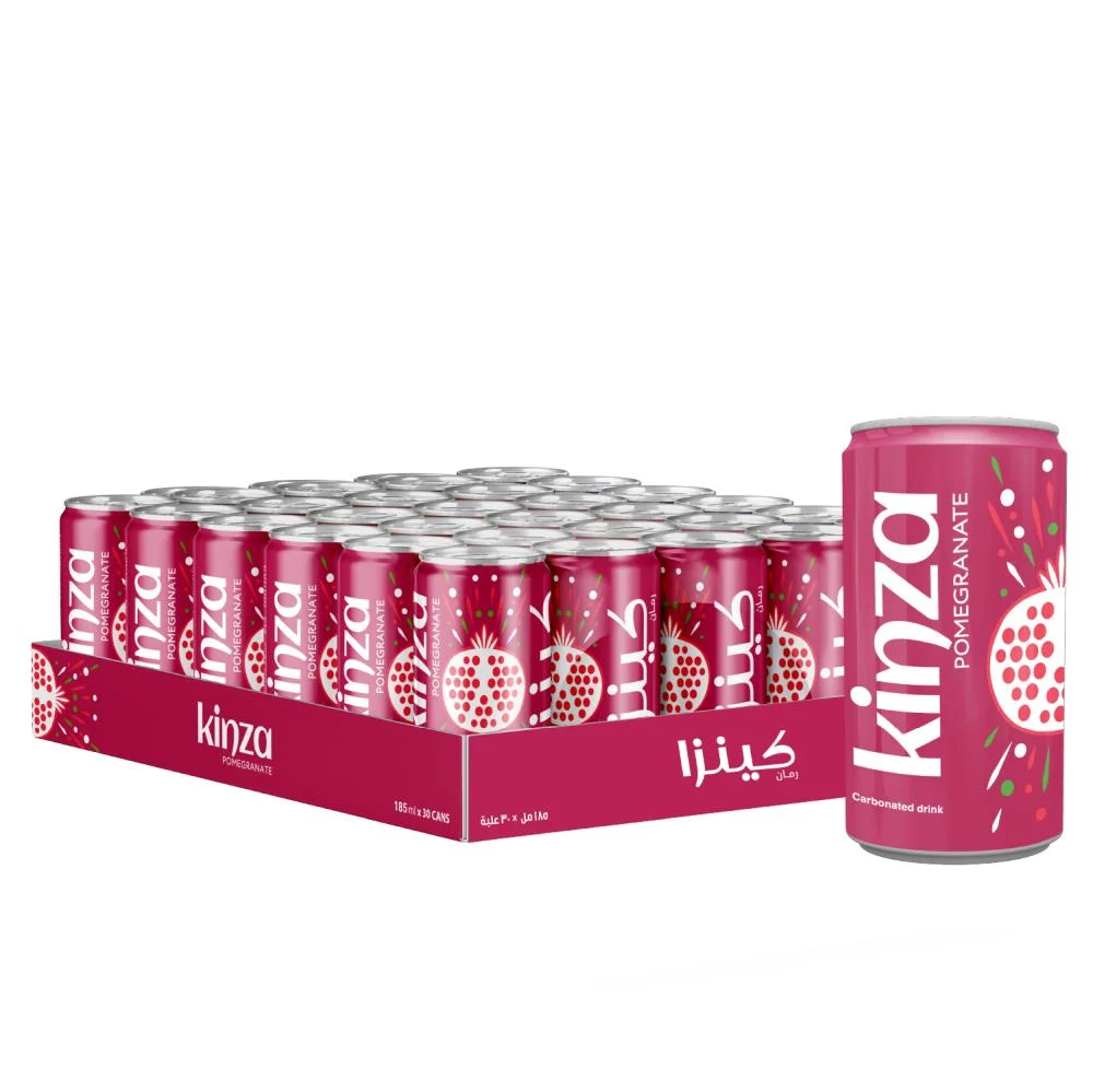 Kinza Pomegranate CSD -185 ml x 30 Pcs