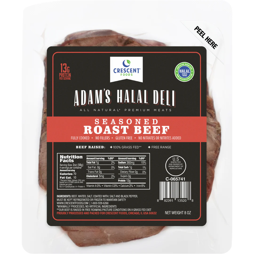 DELI 12 PCs ROASTED BEEF SLICED