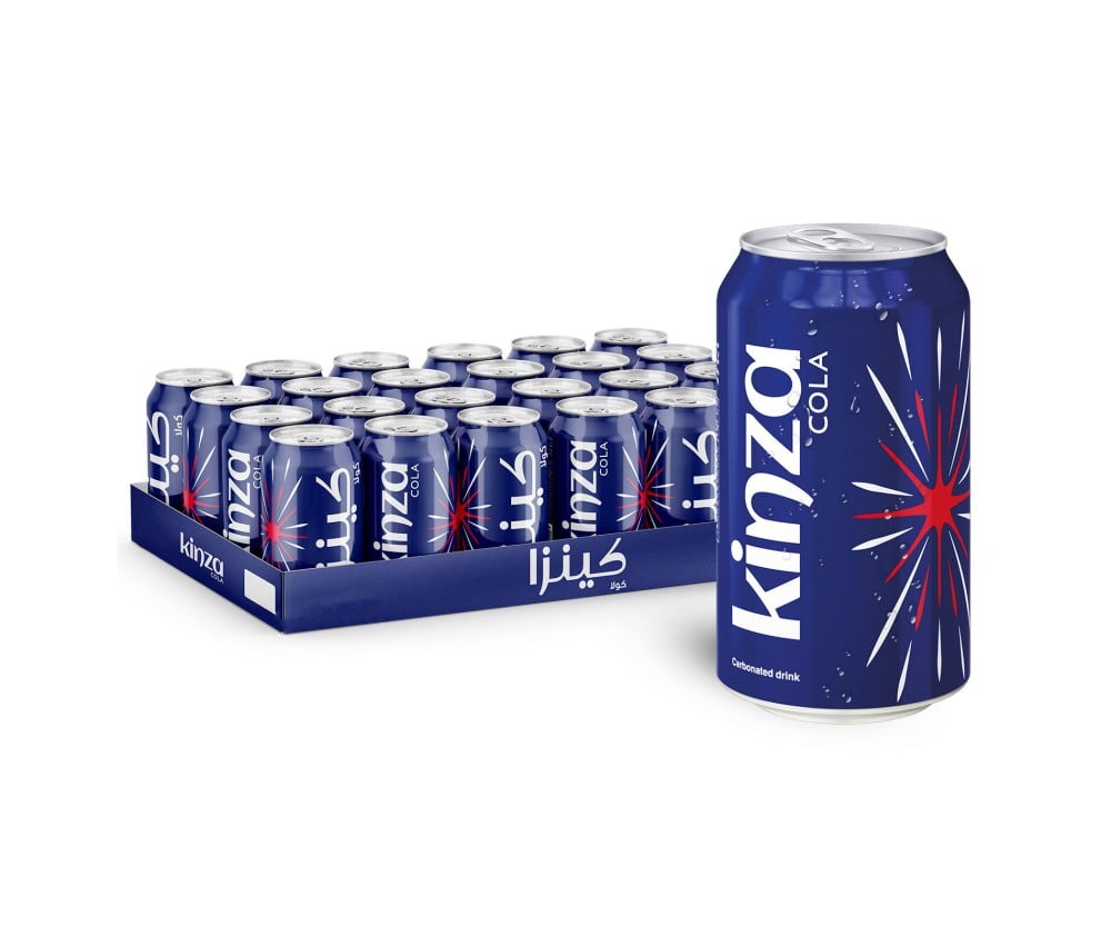 CSD CAN 320ML X 24 PCS KINZA COLA