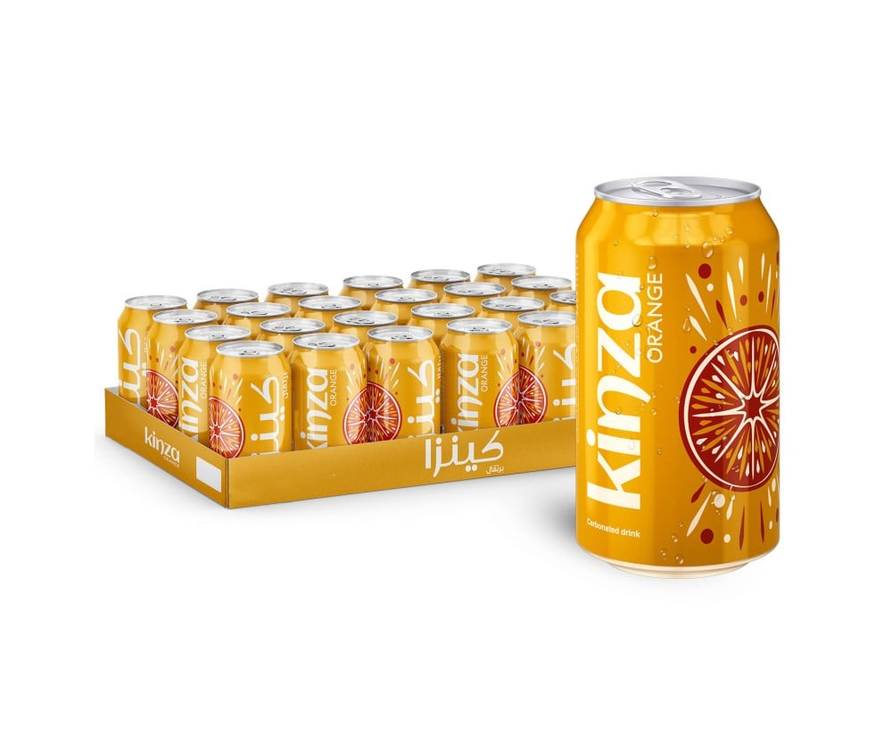 CSD CAN 320ML X 24 PCS KINZA ORANGE
