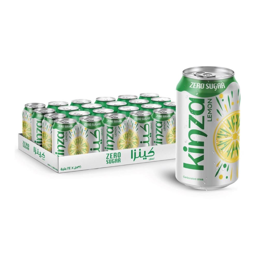 CSD CAN 320ML X 24 PSC KINZA LEMON ZERO